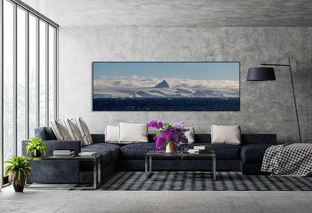 The White Continent Art in House of the untouched beauty of Antarctica by Artem Shestakov. 